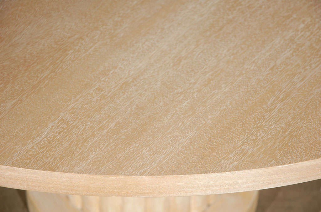 Bleached Mahogany Dining Table and Chairs at 1stDibs bleached dining