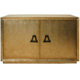 FABULOUS SILVER LEAFED CABINET BY JAMES MONT