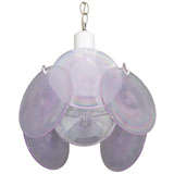Lavender Vistosi Disc Chandelier