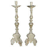 Antique Pair Dutch Candlesticks