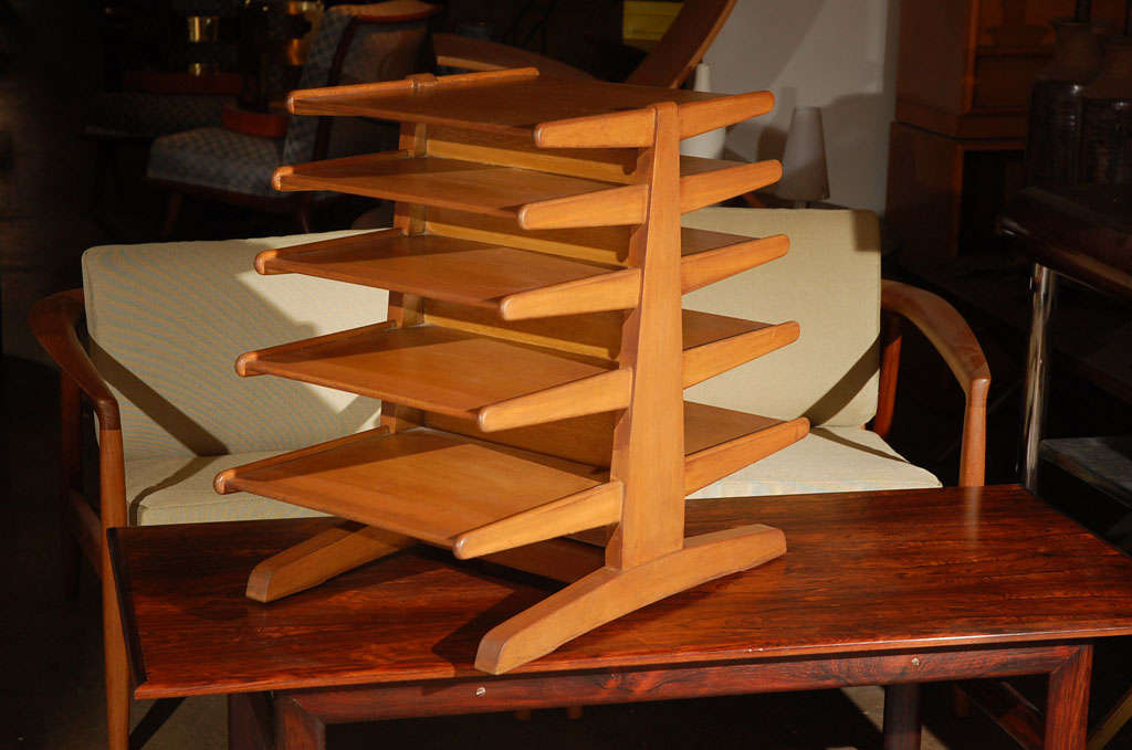 Edward Wormley for Dunbar magazine tree stand rack 1