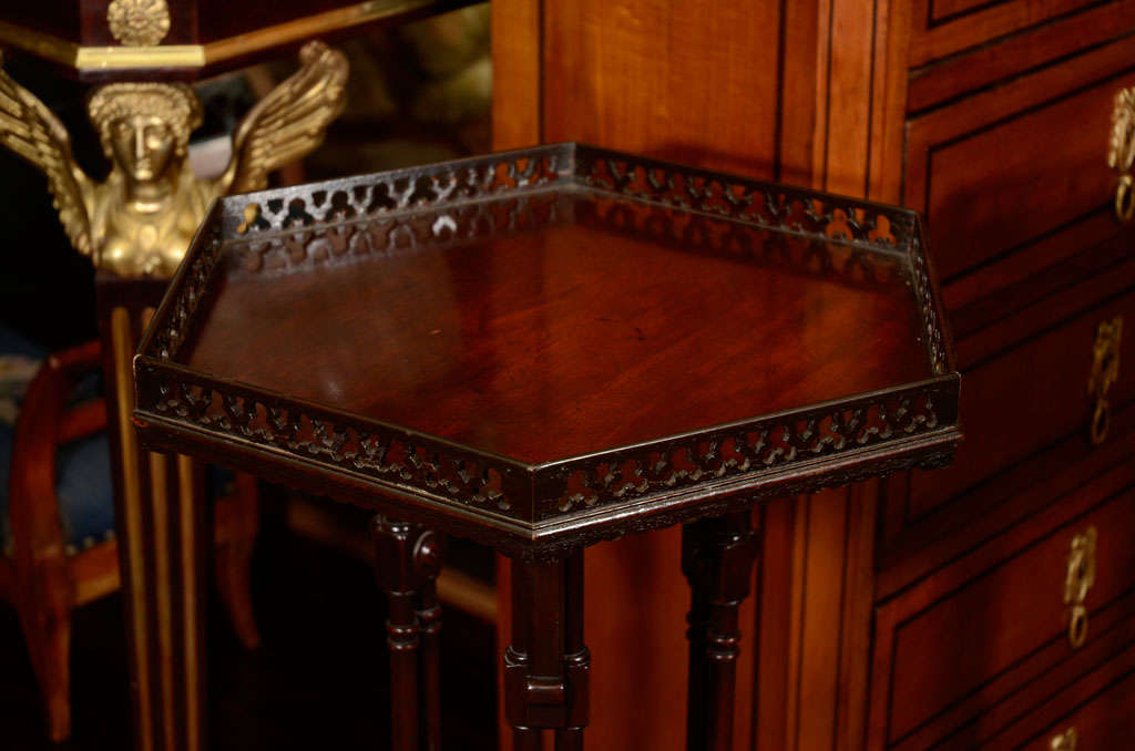 19th Century Pair of George II Mahogany Pedestals