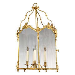 Rococo Gilt Bronze Hall Lantern 7