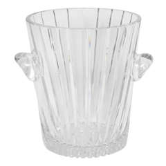 Cut Crystal two handle Ice Bucket 