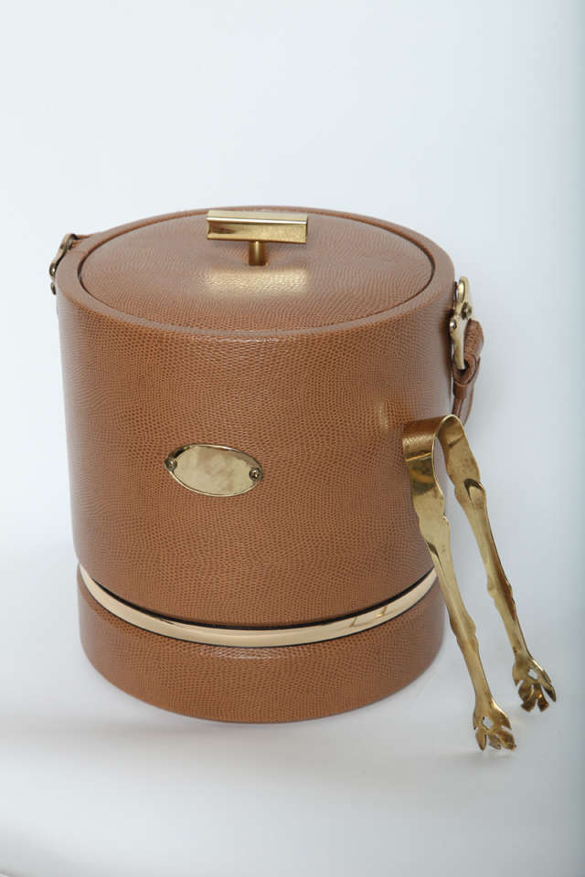 Briard Ice Bucket and Tongs at 1stDibs briard ice