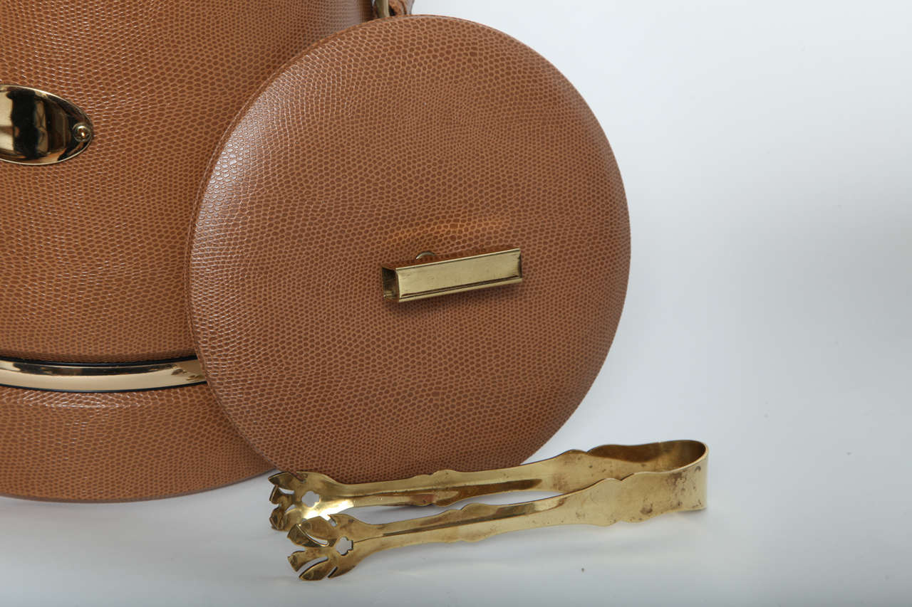 Briard Ice Bucket and Tongs at 1stDibs briard ice