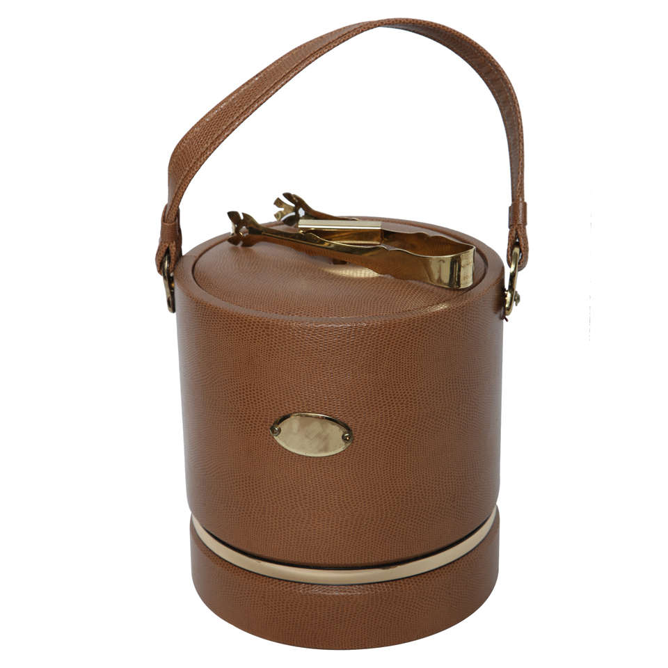 Briard Ice Bucket and Tongs at 1stDibs briard ice