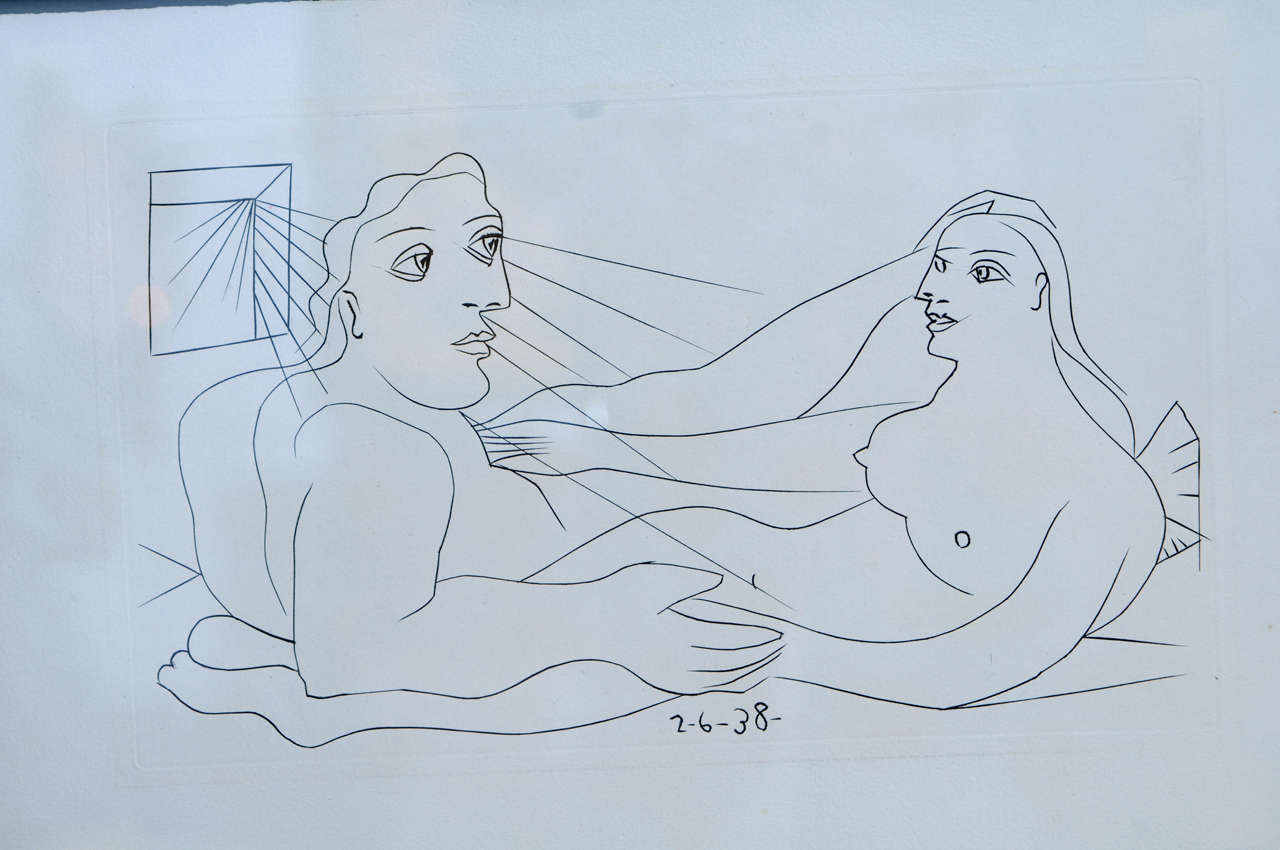 Expressionist Pablo Picasso Lithograph, edition of 64, AFAT