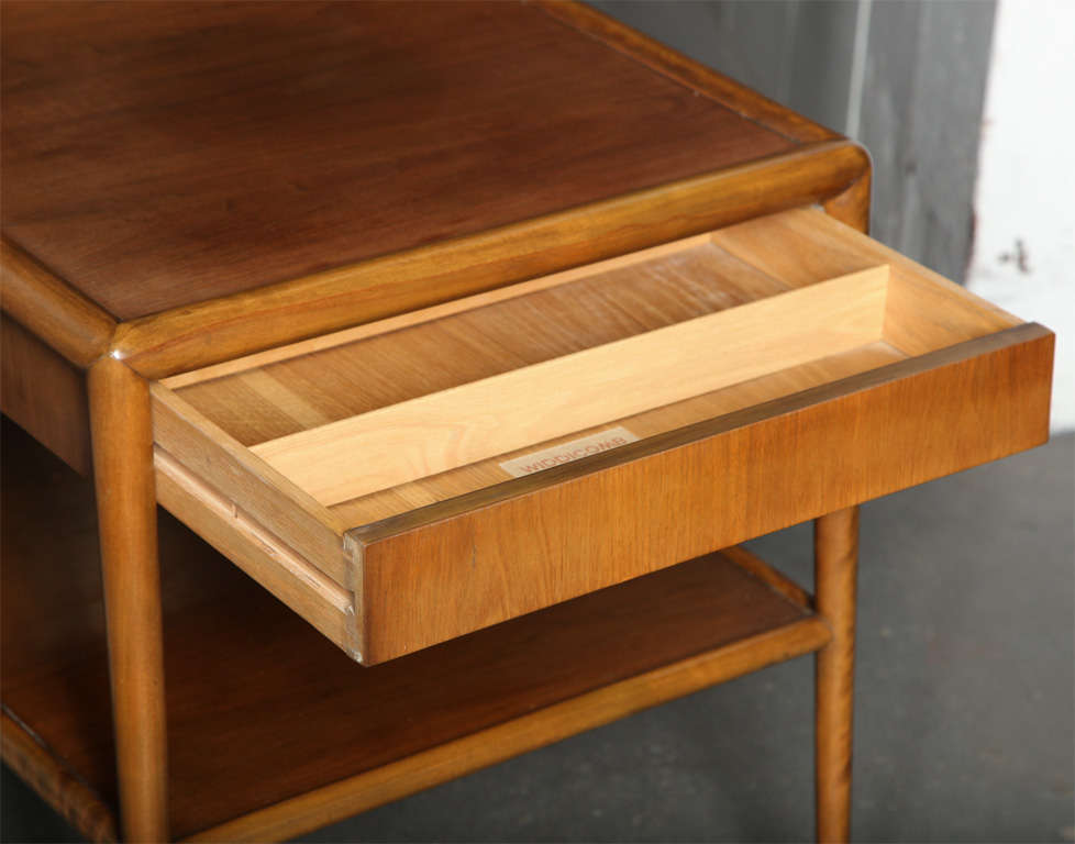 American Rare Pair of Side Tables by Robsjohn-Gibbings