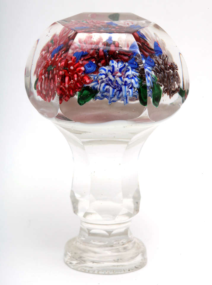 A Rare And Fine Russian Glass Paperweight Seal