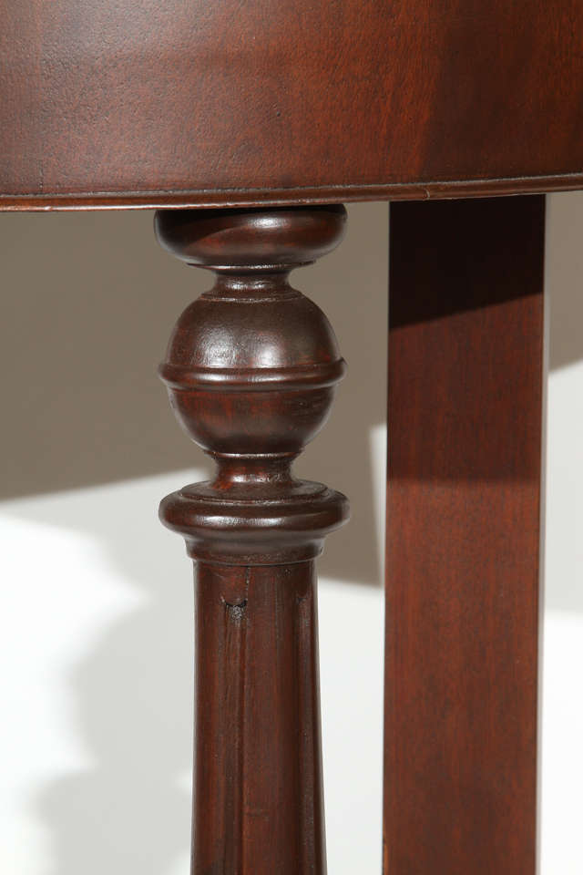 Demilune Mahogany Table 2