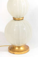 Mid-Century Modern Large Marbro (Att.) Murano Style Lamp For Sale