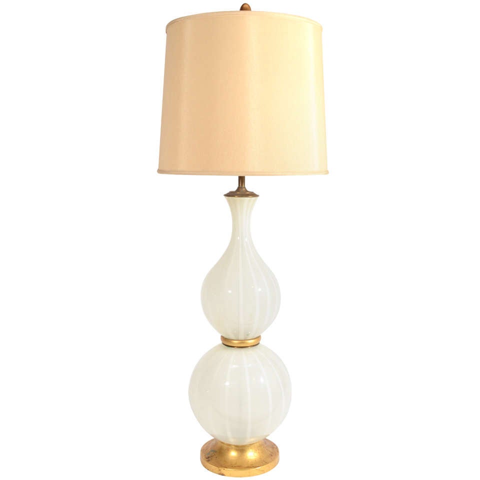 Large Marbro (Att.) Murano Style Lamp