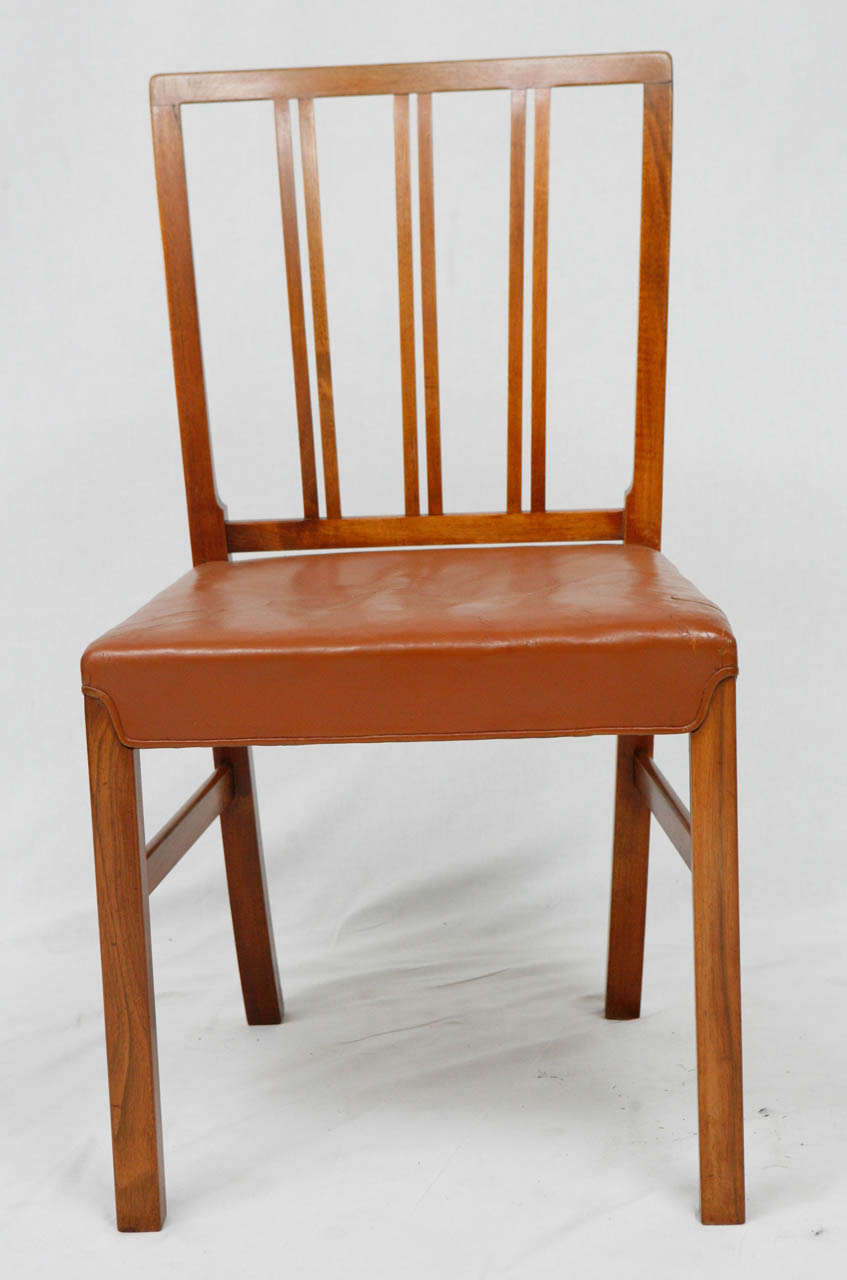Set of 5 Ole Wanscher Dining Chairs