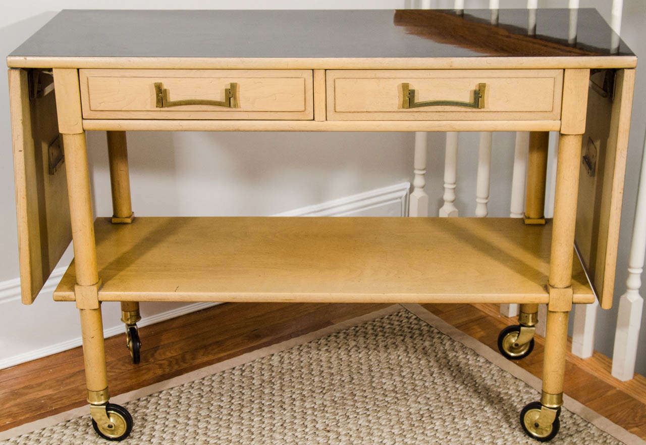 A Mid-Century Oak Bar