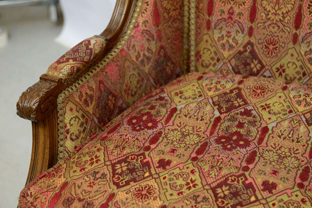 Louis XVI Style French Hooded Chair 2