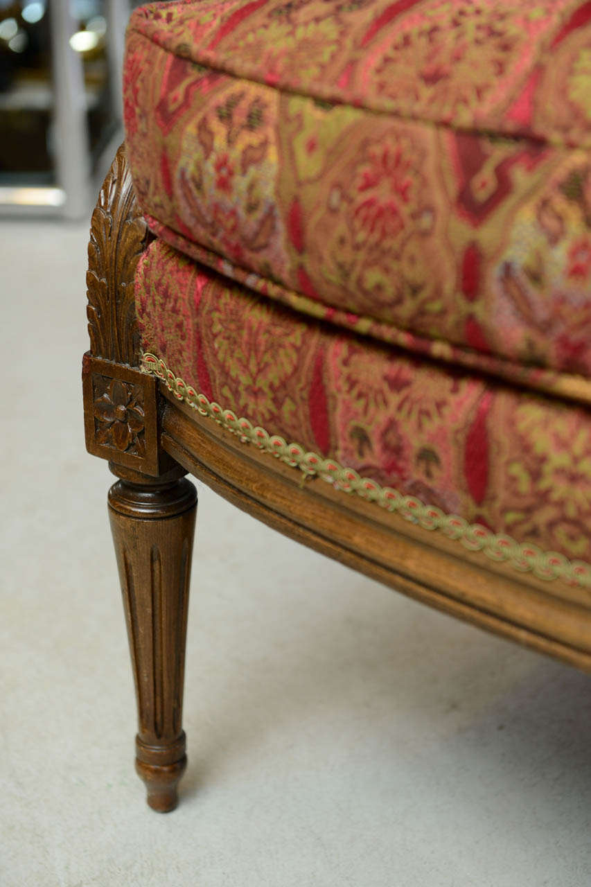 Louis XVI Style French Hooded Chair 3