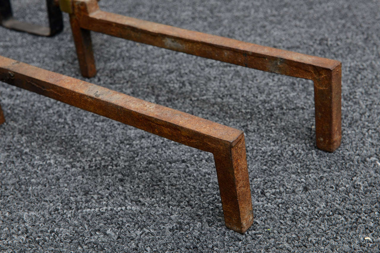 Vintage Iron Horse Heads and Bronze Hoof Andirons at 1stDibs horse