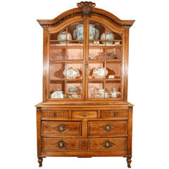 A French Fruitwood Buffet, Circa 1810-1825