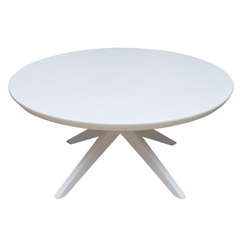 Adrian Pearsall Lacquered Grass Cloth Cocktail Table