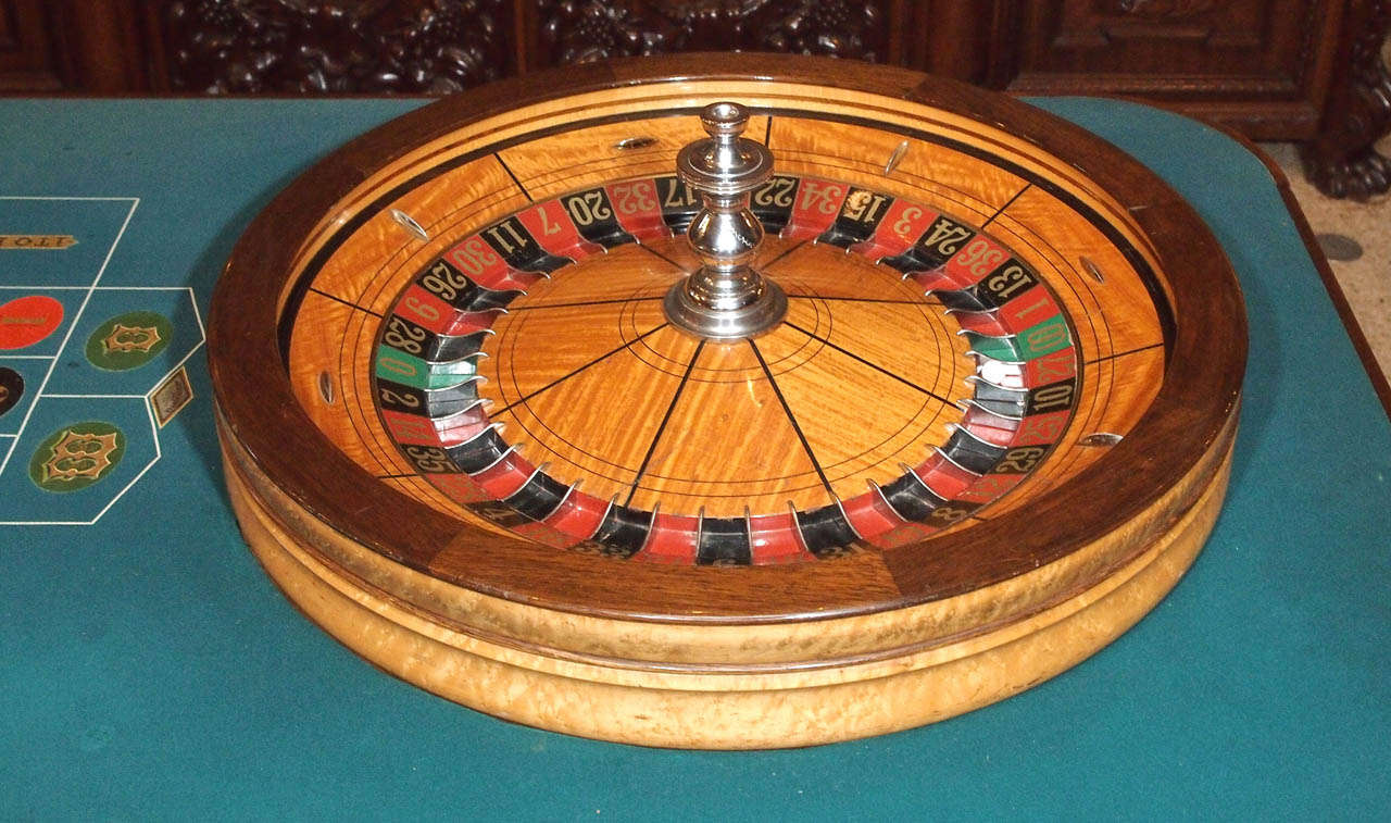 old roulette table