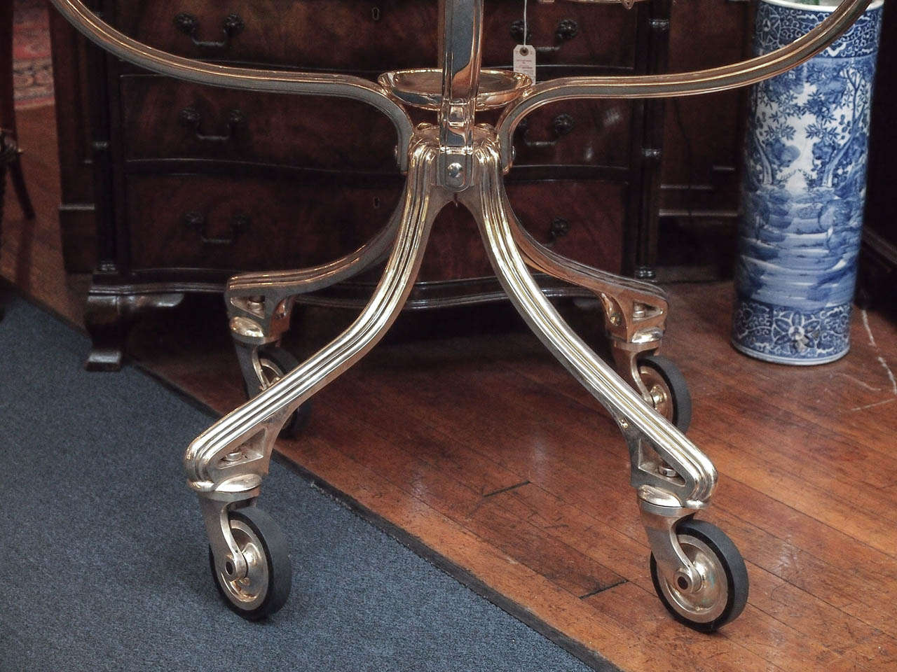 19th Century Magnificent Antique English  Sheffield Meat Trolley circa 1890