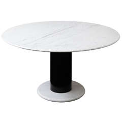 Super Loto Marble Table By Ettore Sottsass