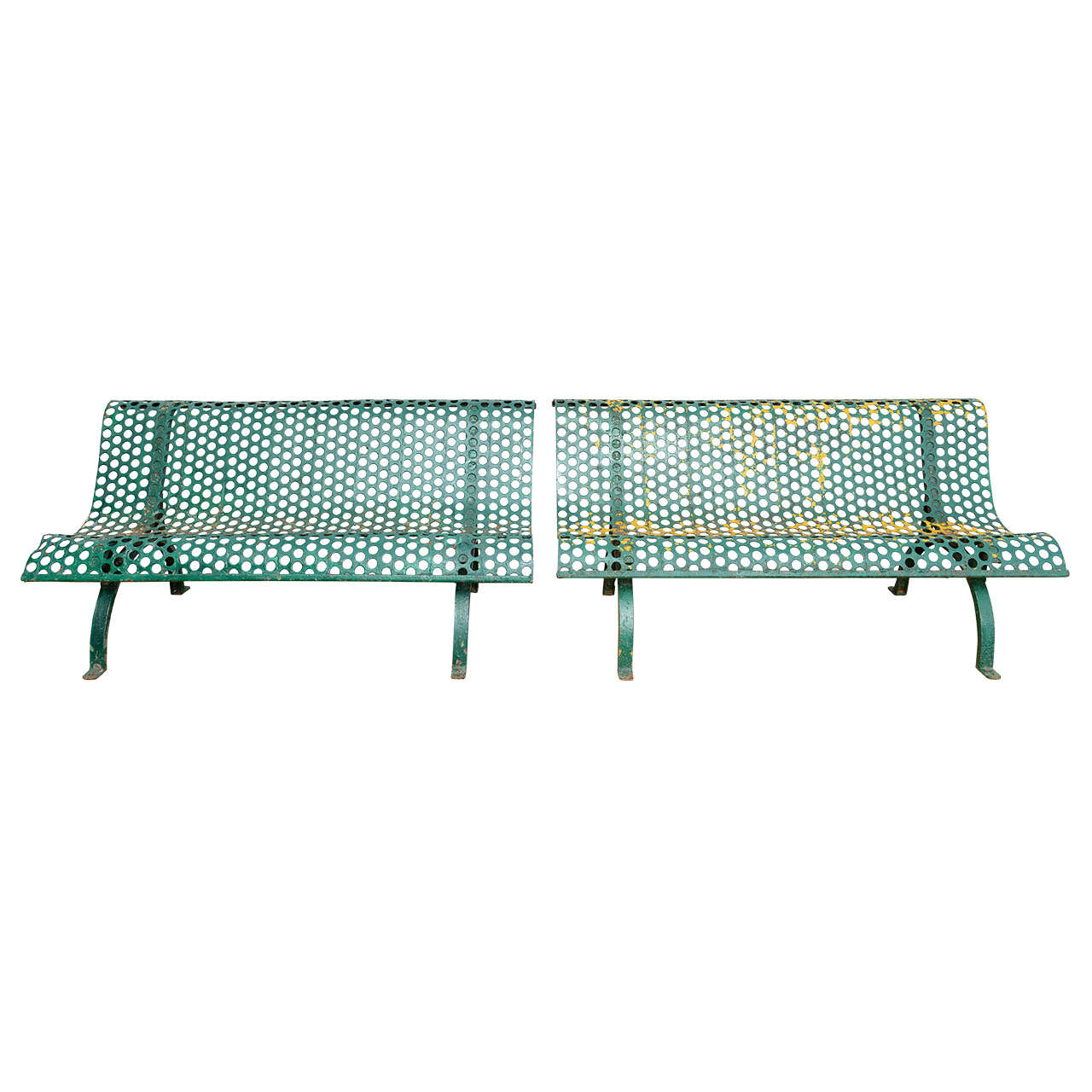 Pair of French Childrens Garden Benches