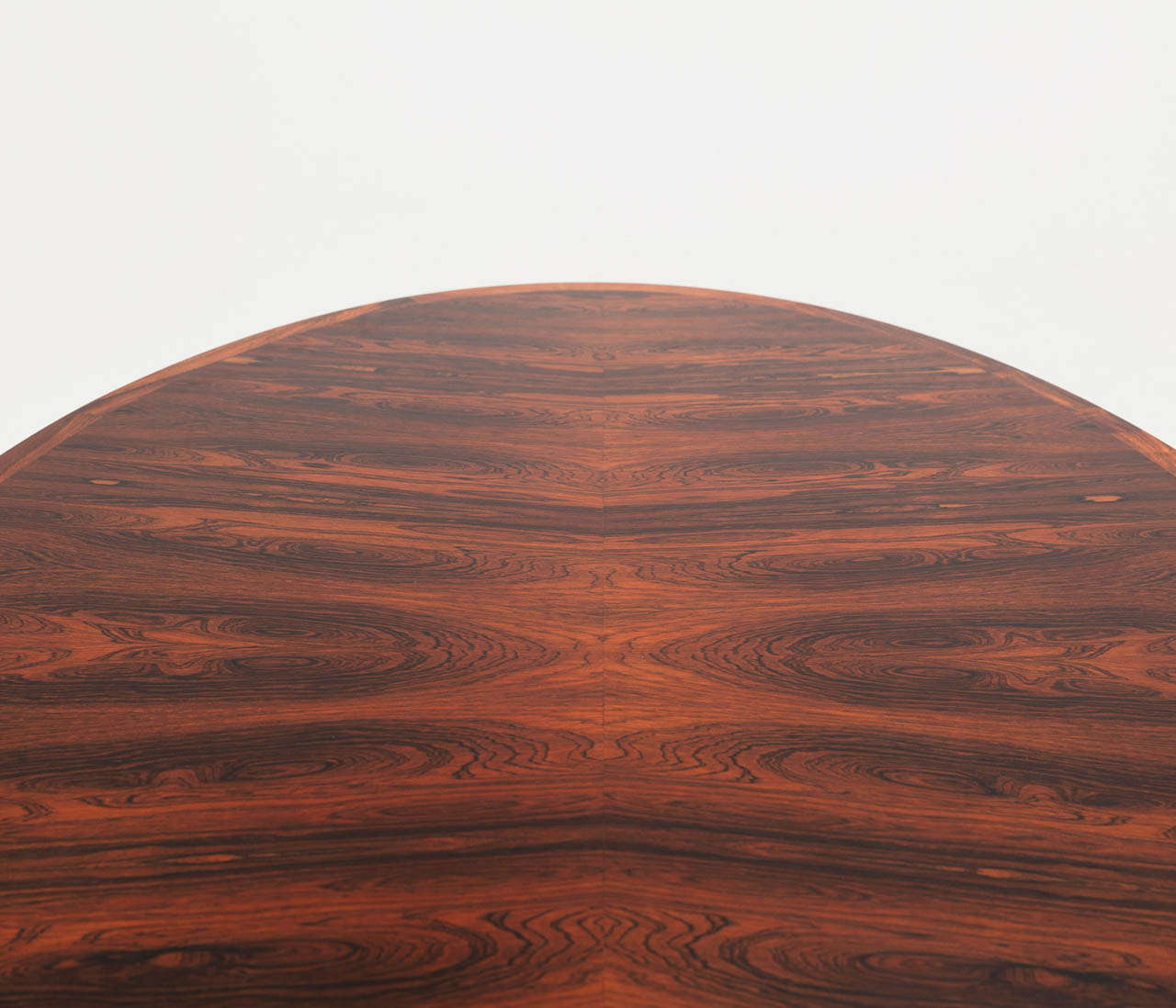 Oval Mahogany Table with Height Adjustable Pedestal Base 1