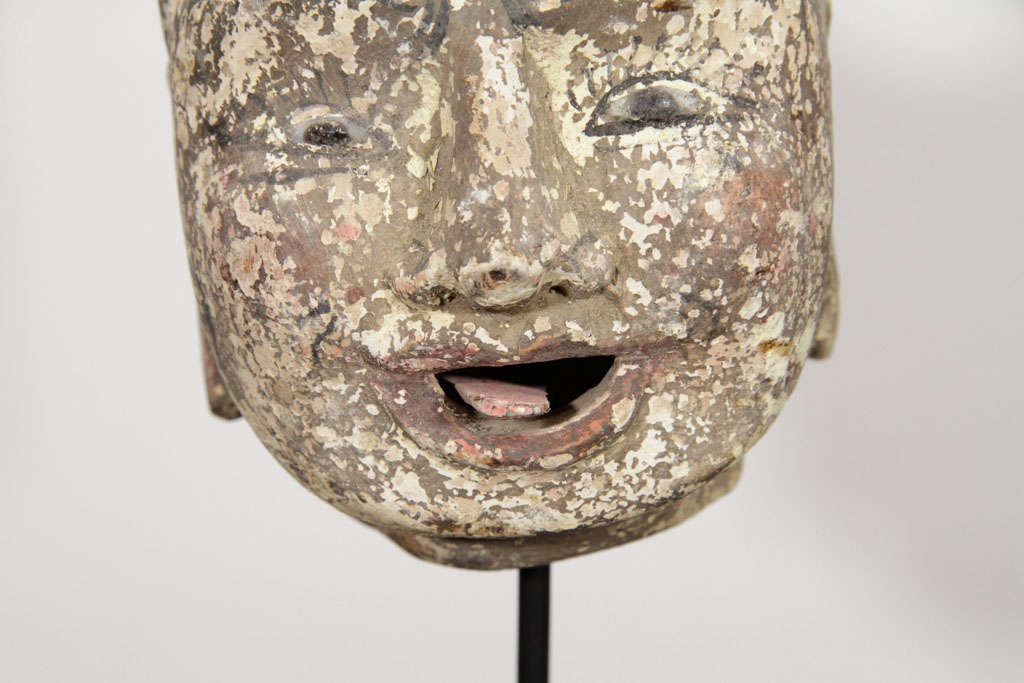 Antique Puppet Head from Burma In Excellent Condition In New York, NY