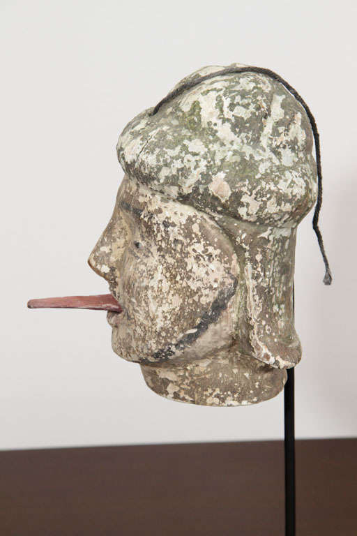 Antique Puppet Head from Burma In Excellent Condition In New York, NY