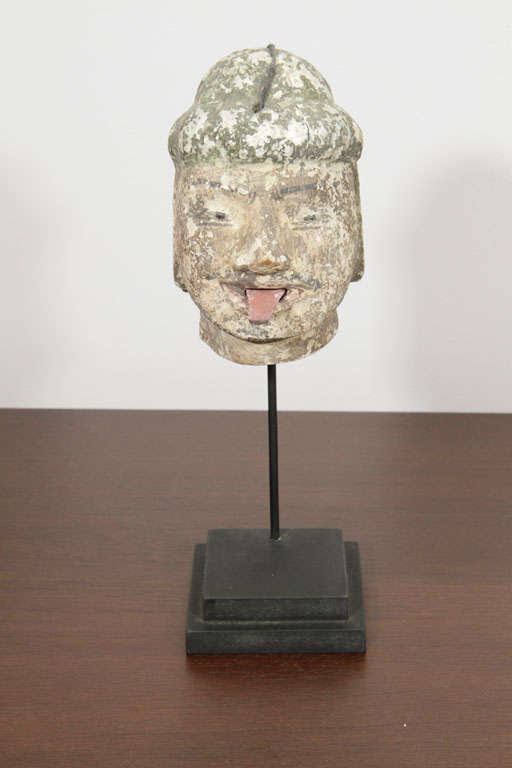 Burmese Antique Puppet Head from Burma