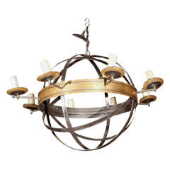 Niedermann Weeks Armillary Eight Light Chandelier