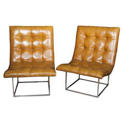 Pair of Milo Bauman Chairs for Thayer Coggin