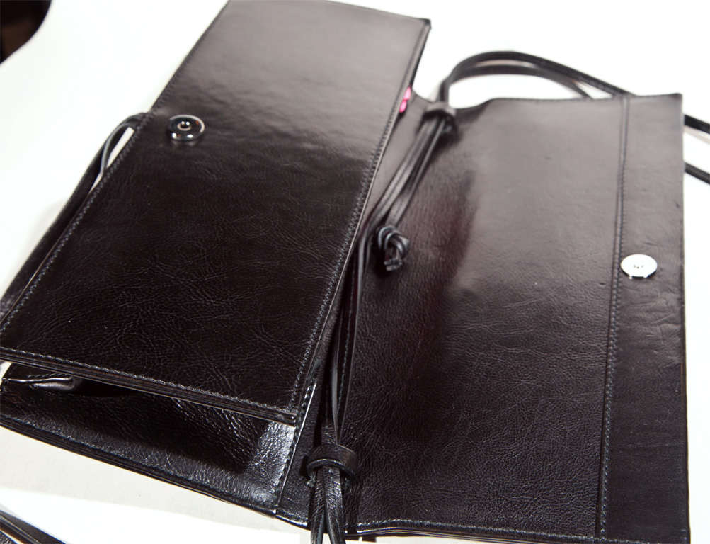 YSL Black Leather Handbag* presented byCarol Marks 1