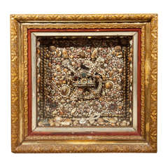 Wonderful Victorian Shadow Box Sailors Valentine