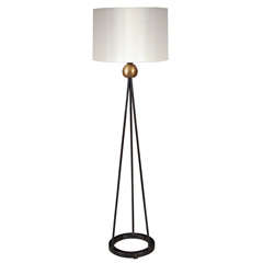 Modern Brass and Iron Floor Lamp