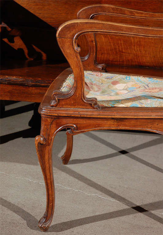 Carved Arm Chair For Sale 2