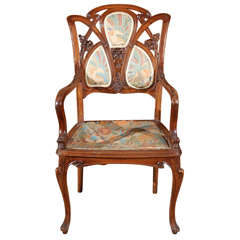 Vintage Carved Arm Chair