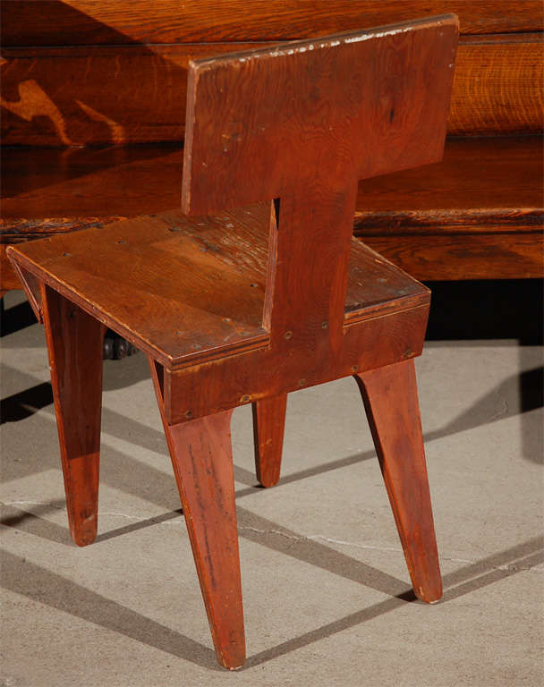 Pair of Plywood Side Chairs by Nathan Lerner at 1stDibs