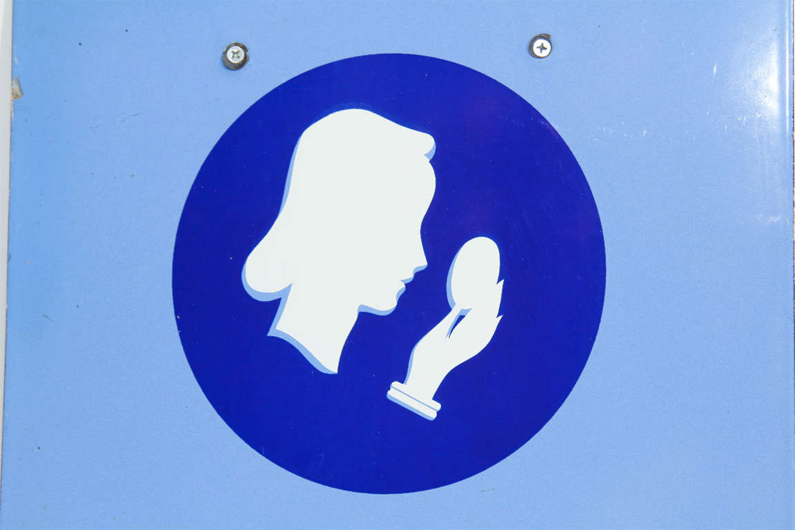 American Powder Your Nose Women's Room Sign