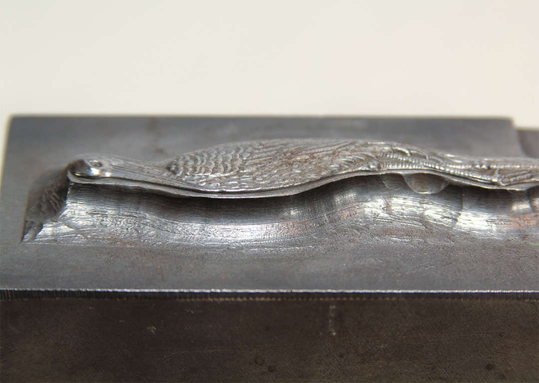 Stork Motif Baby Spoon Mold 5