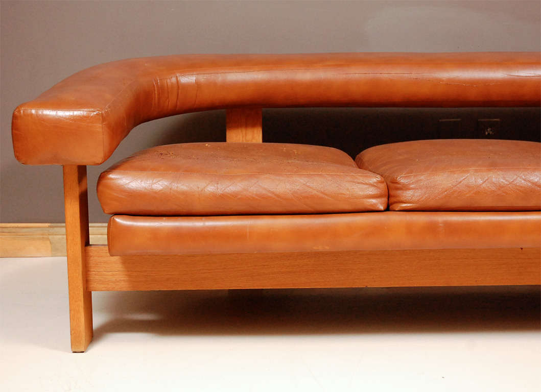 Mid-20th Century Metropolitan Horseshoe Sofa