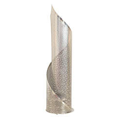 Modernist Perforated Aluminum Lamp after Mategot 4