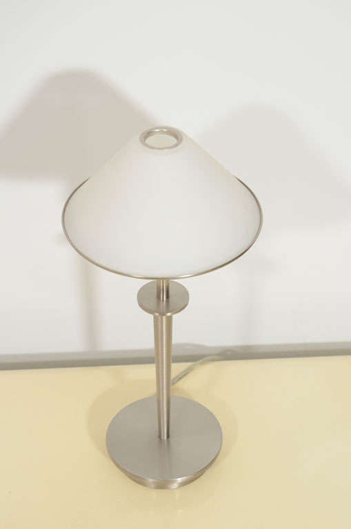 Pair of Mini Table Lamps Model #6 by Holtkotter Leuchten In Excellent Condition In New York, NY