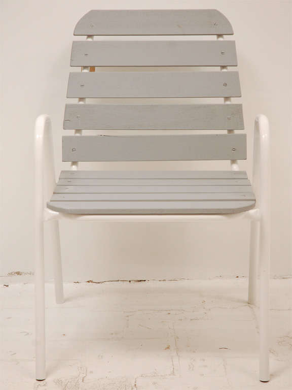 Slatted Outdoor Chairs