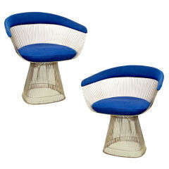 Pair of Original Warren Platner Chairs for Knoll