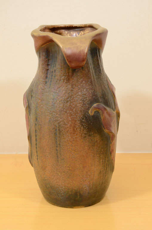 Austrian Amphora Vase, Art Nouveau Design