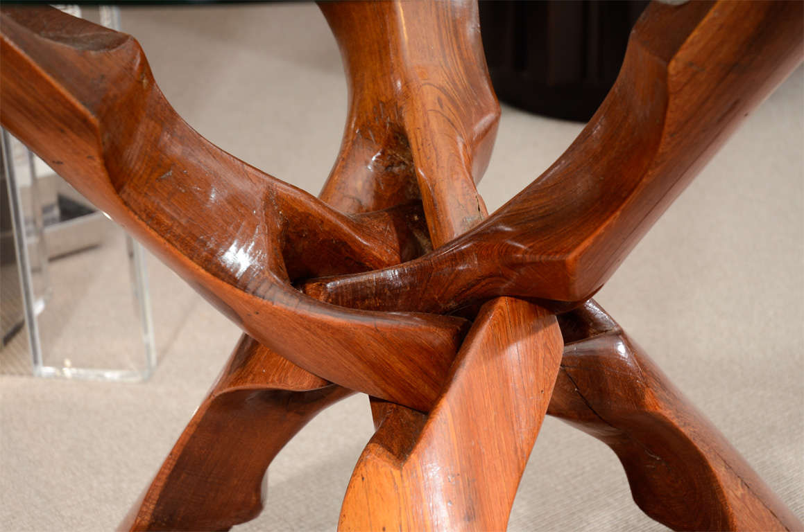 Free-Form Rosewood End Table For Sale 4