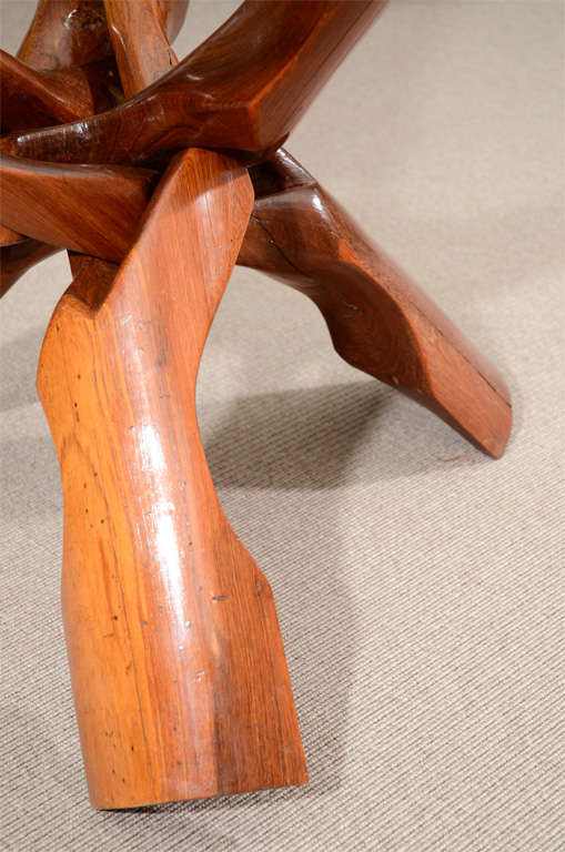 Free-Form Rosewood End Table For Sale 5